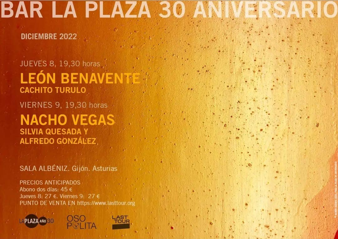 XXX Aniversario Bar La Plaza | Cartel, entradas, horarios y hoteles