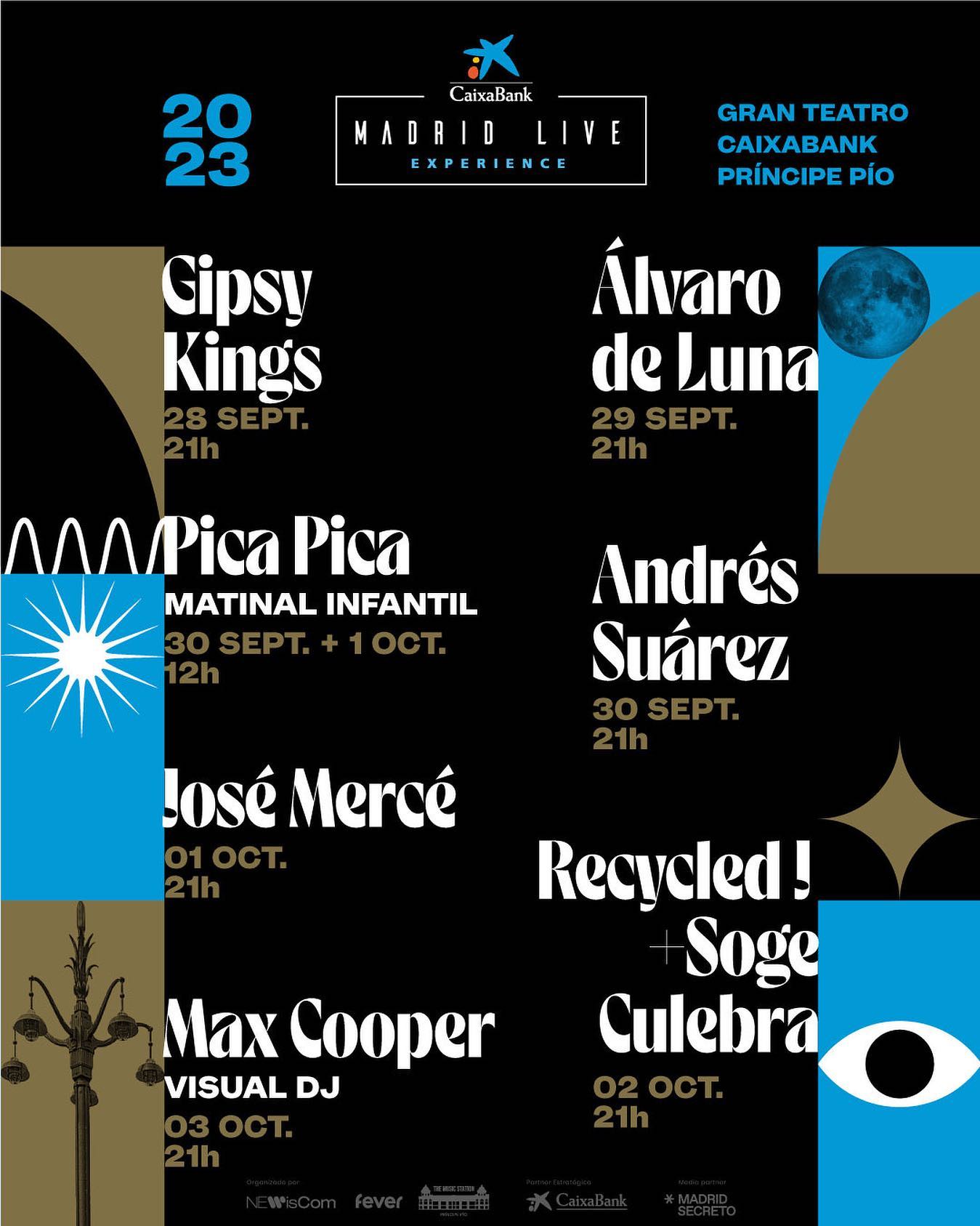 CaixaBank Madrid Live Experience 2023 | Cartel, entradas, horarios y hoteles