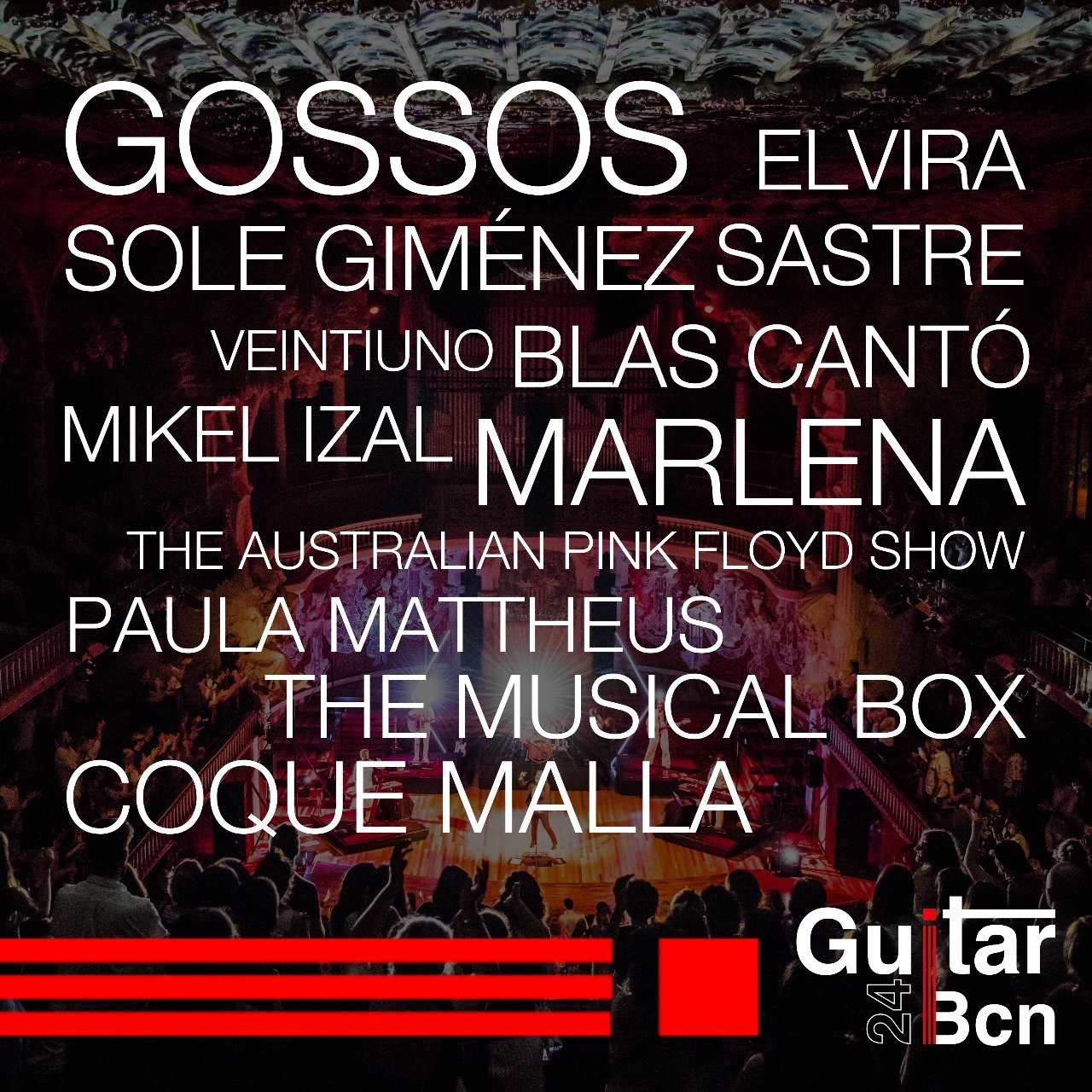 Guitar BCN 2024 Cartel, entradas, horarios y hoteles