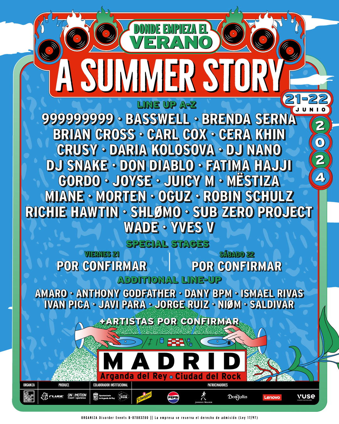 A Summer Story 2024 Cartel, entradas, horarios y hoteles