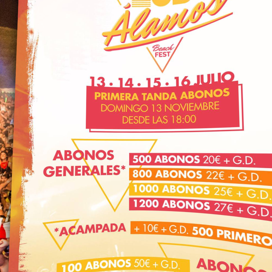 Los Alamos Beach Festival 2017 Cartel Entradas Horarios