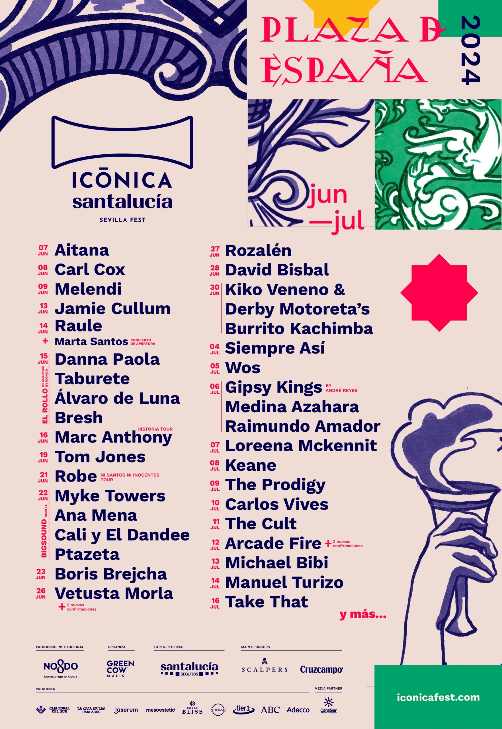 cartel Icónica Sevilla Fest 2024