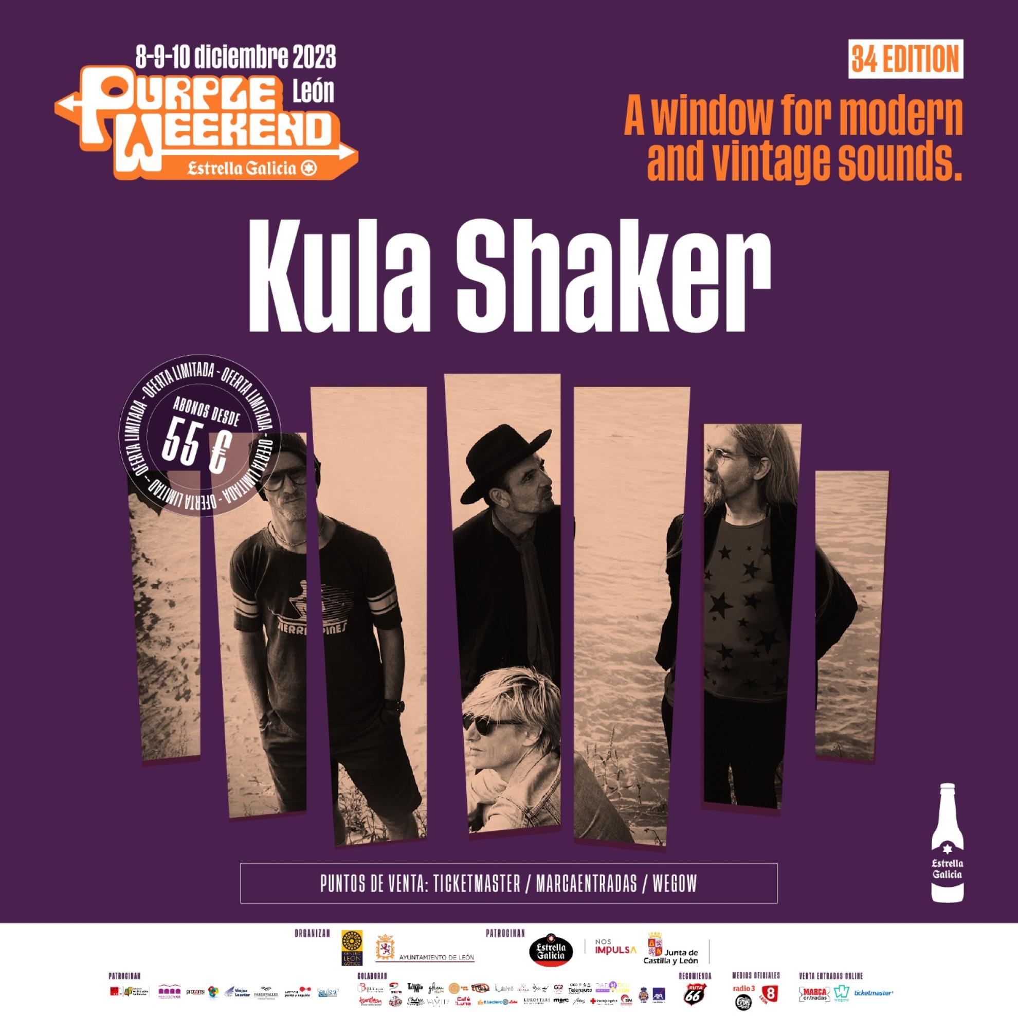 Kula Shaker al Purple Weekend Estrella Galicia 2023