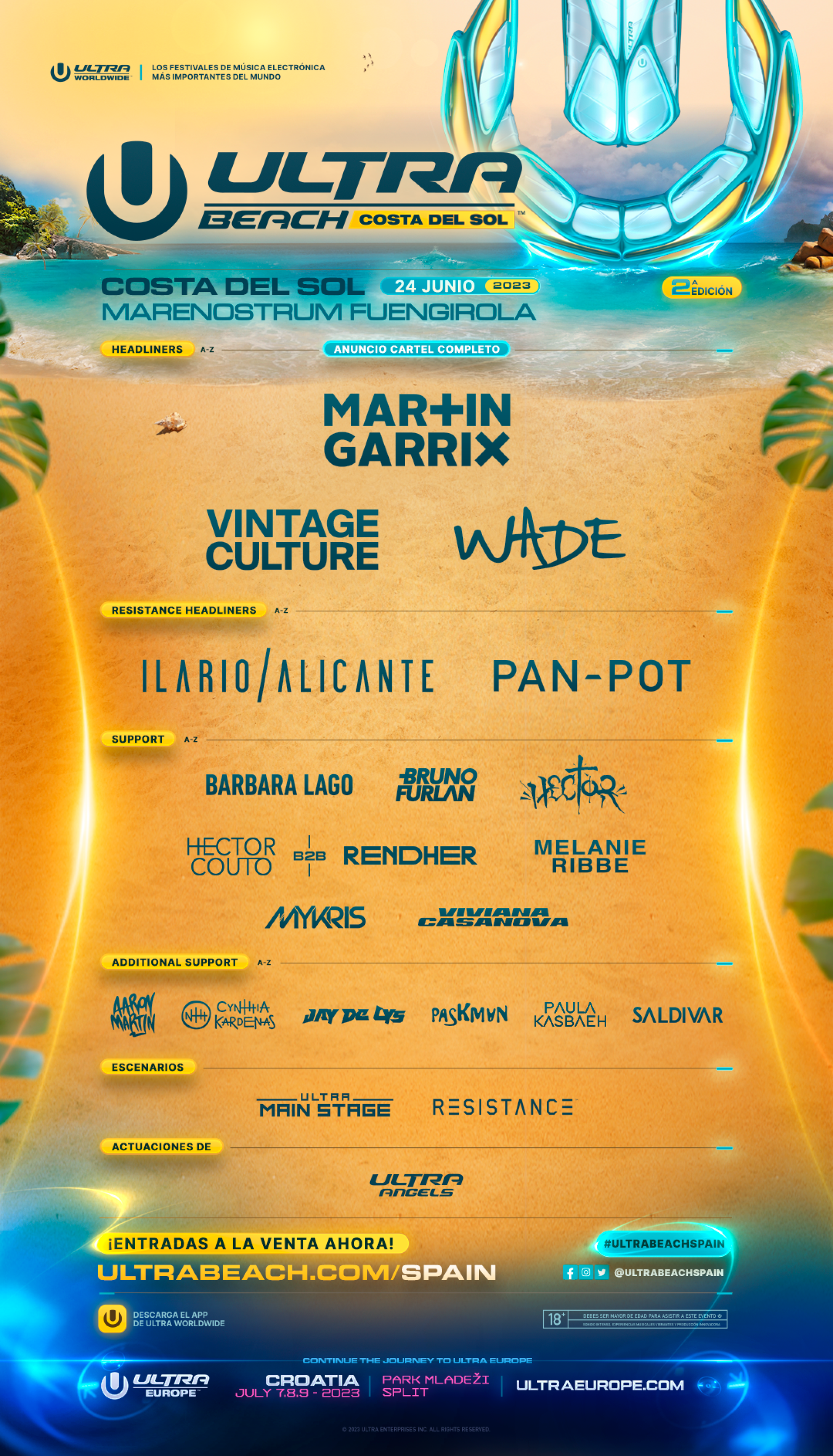 Cartel Ultra Beach Costa del Sol 2023