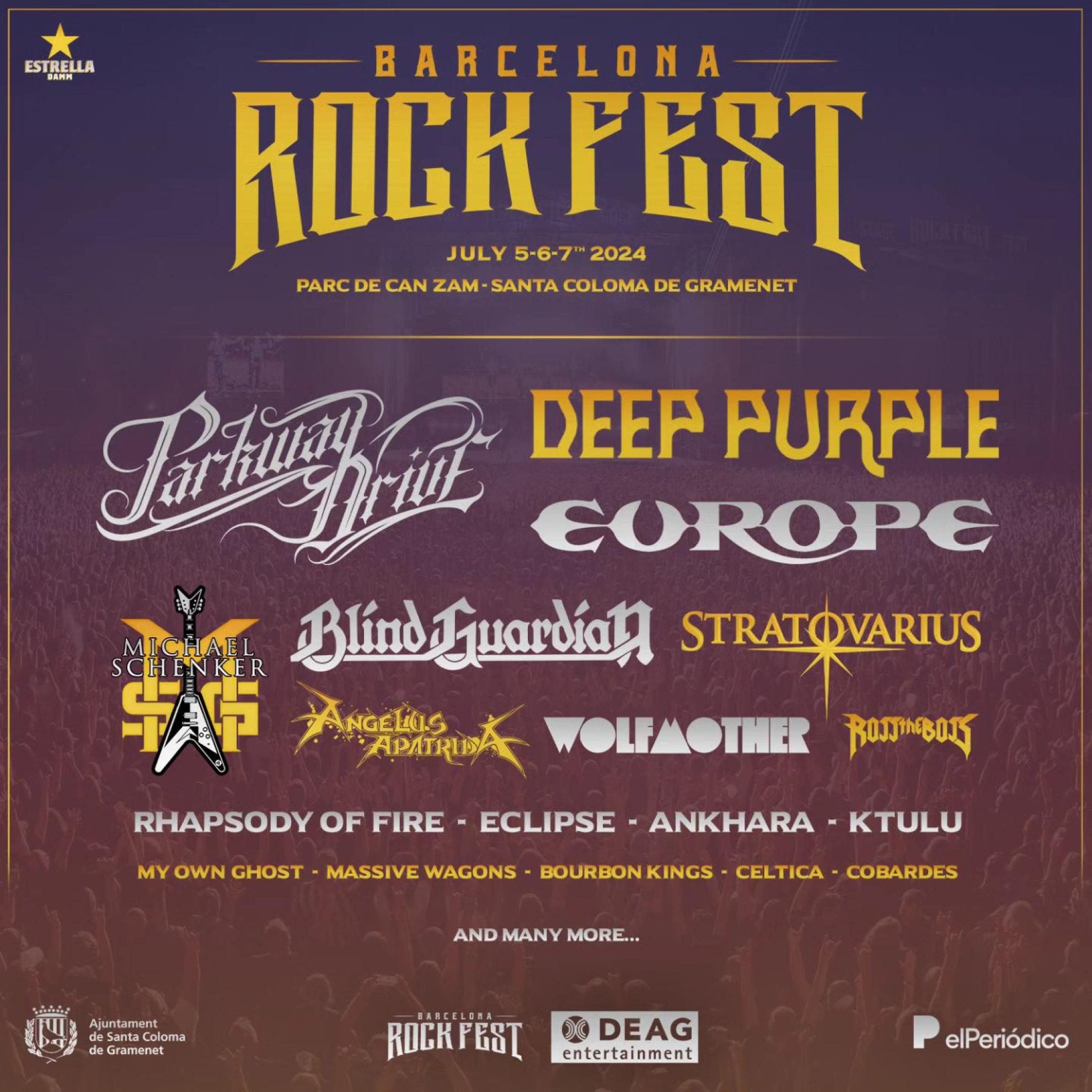 Primeros Grandes Nombres Para El Barcelona Rock Fest 2024 | FanMusicFest