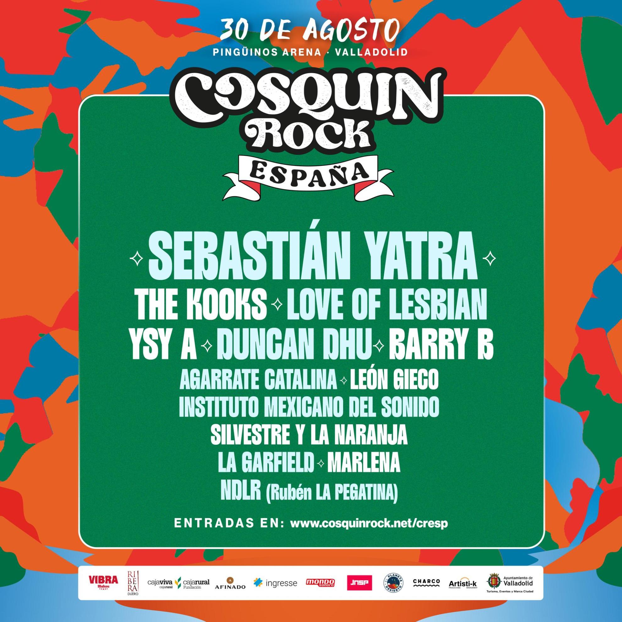 Cartel Cosquin Rock España 2025