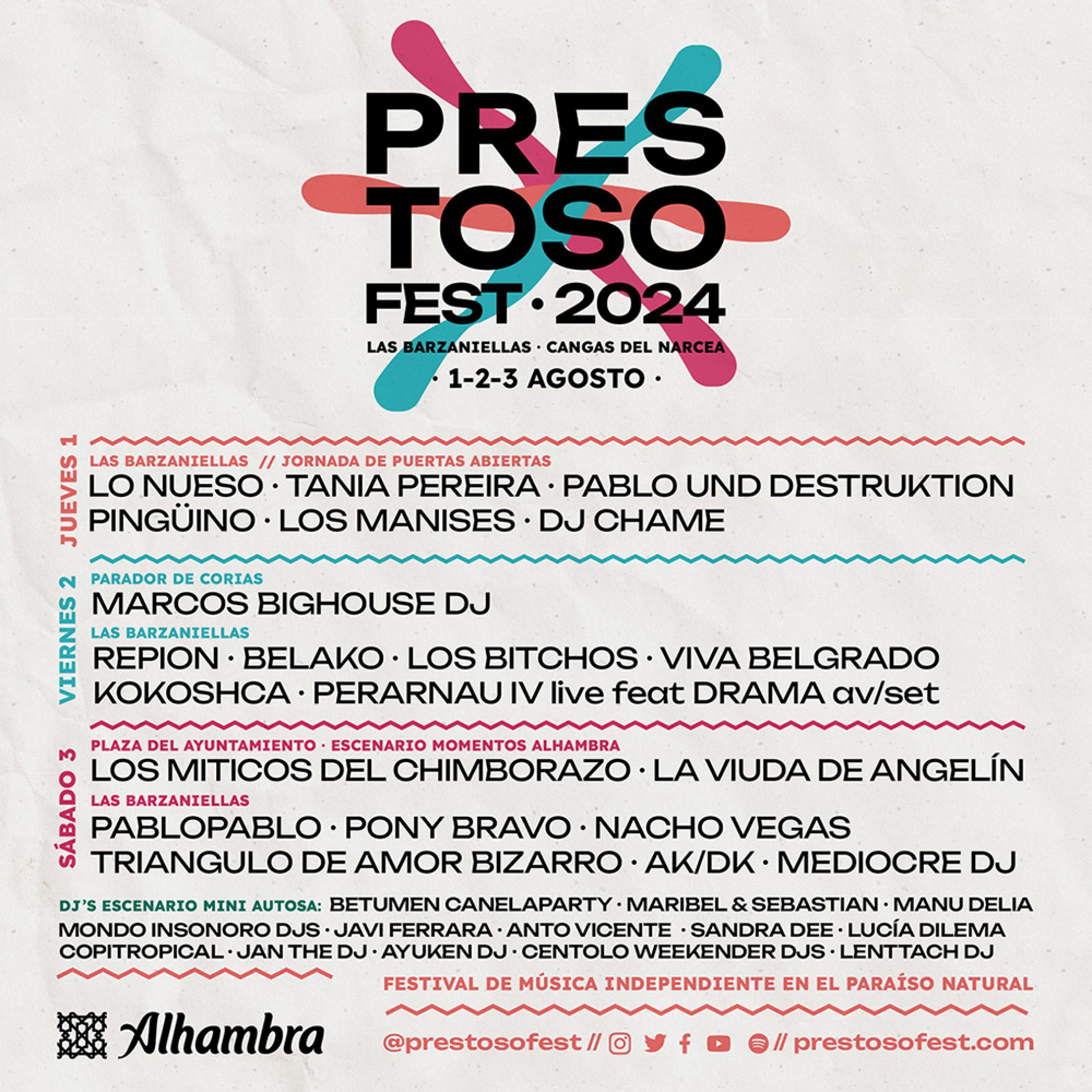 Cartel Prestoso Fest 2024