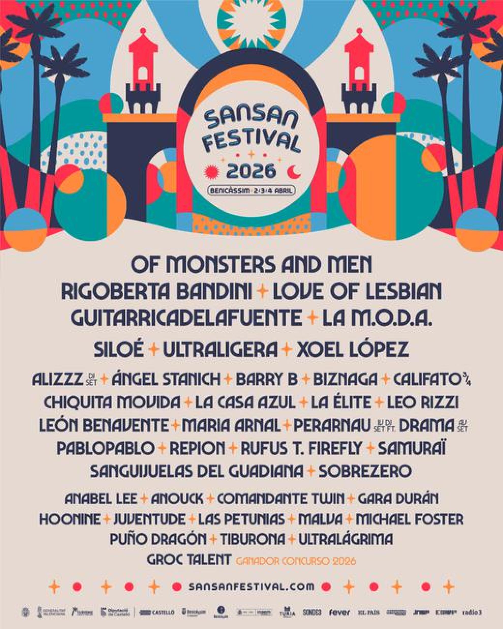 Cartel Sansan 2026