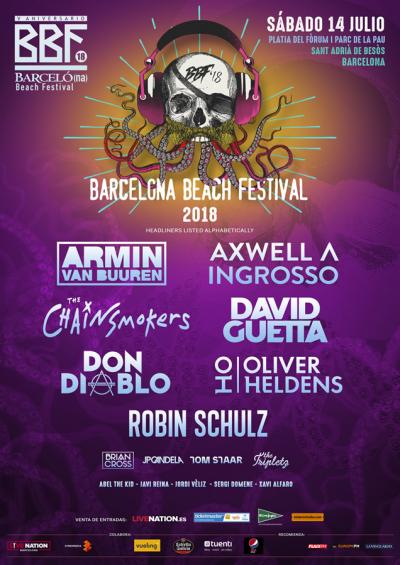 Bbf Barcelona Beach Festival 2018 Cartel Entradas