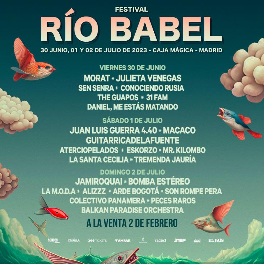 Cartel Río Babel 2023