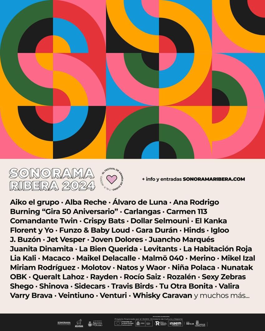 Cartel Sonorama 2024