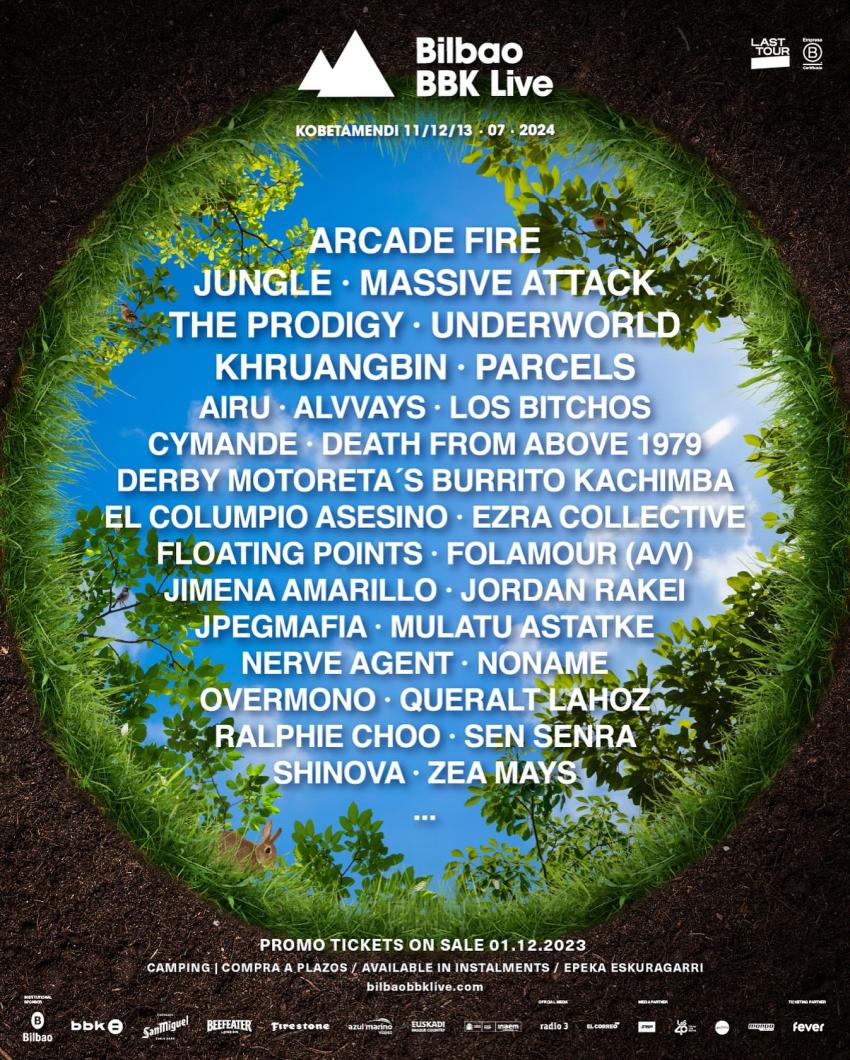 Cartel Bilbao BBK Live 2024