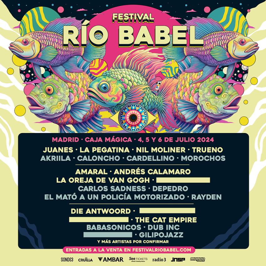 Cartel Festival Río Babel 2024