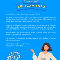 Comunicado cancelación City Festival 2023