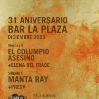Cartel XXXI Aniversario Bar La Plaza