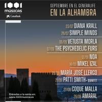 Cartel 1001 Músicas de la Alhambra 2024