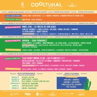 Cartel por días Cooltural Fest 2024