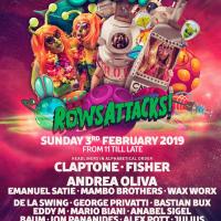 Cartel Elrow Barcelona - Rowsattacks 2019