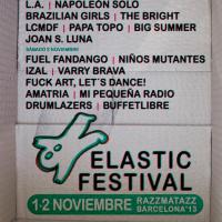 Elastic Festival 2013 - Cartel