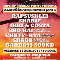 Cartel Boom Bap! Almuñecar Summer Jam 2017