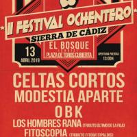 Cartel Festival Ochentero Sierra de Cádiz 2019