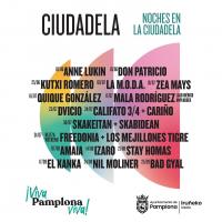 Cartel Noches en la Ciudadela de Pamplona 2021