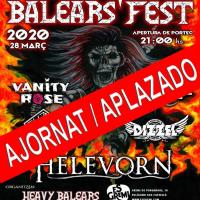 Cartel Heavy Balears Fest 2020