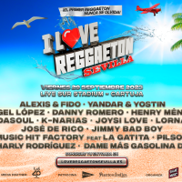 Cartel I Love Reggaeton Sevilla 2023