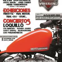 Cartel Gijón Moto Weekend 2015