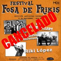 Cartel Festival Fosa de Frikis (edición artistas veteranos) 2019