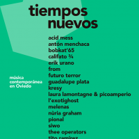 Cartel Tiempos Nuevos Oviedo 2020