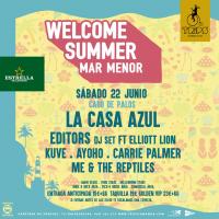 Cartel Welcome Summer Mar Menor 2019