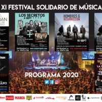 Cartel Festival Solidario Ciudad de la Raqueta 2020