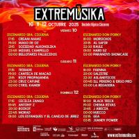   Extremúsika anuncia horarios