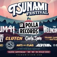 Cartel por días del Tsunami Xixón 2021 y entradas a la venta en Black Friday
