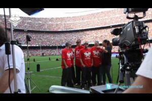 En el Camp Nou (Celebración de la Champions)