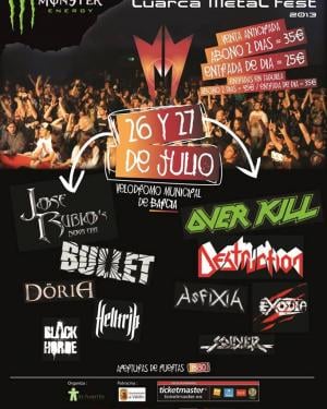 Cartel Luarca Metal Fest 2013