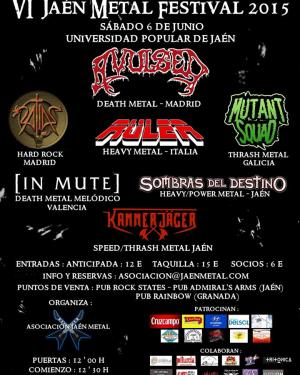 Cartel Jaén Metal Festival 2015