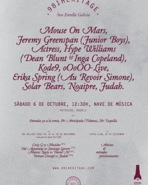 Cartel 981 Heritage Madrid 2012