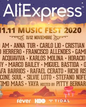 AliExpress 11.11 Music Fest 2020