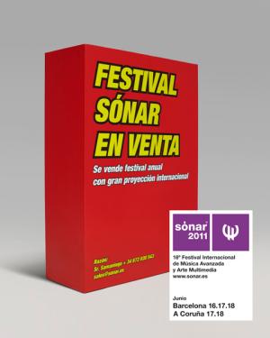 Cartel Sónar Galicia 2011