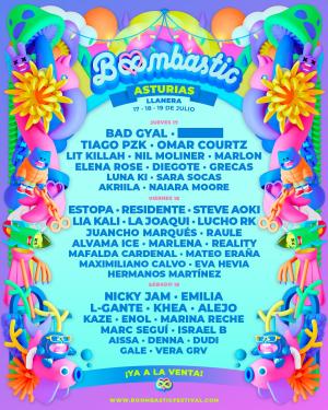 Cartel Boombastic Festival Asturias 2025