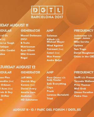 Cartel DGTL Barcelona 2017