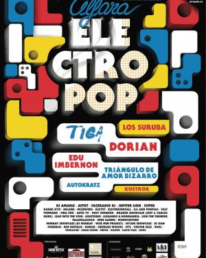 Cartel ElectroPop Alfara 2014