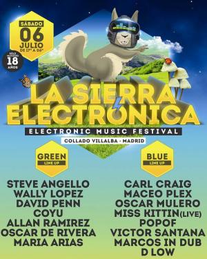 Cartel La Sierra Electrónica 2013