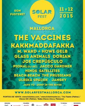 Cartel Solar Fest Mallorca 2015