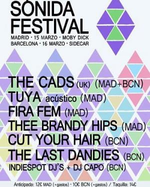 Cartel Sónida Festival Barcelona 2013