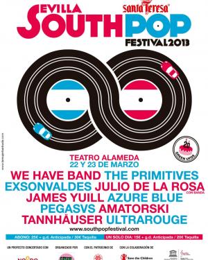 Cartel South Pop Festival Sevilla 2013