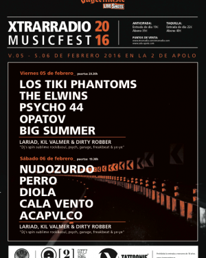 Cartel Xtrarradio Musicfest 2016