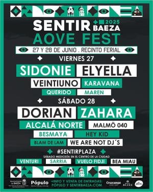 Cartel Sentir Baeza Festival 2025